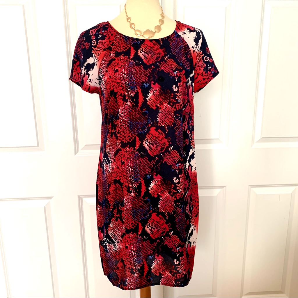 Eight Sixty Python Print Dress